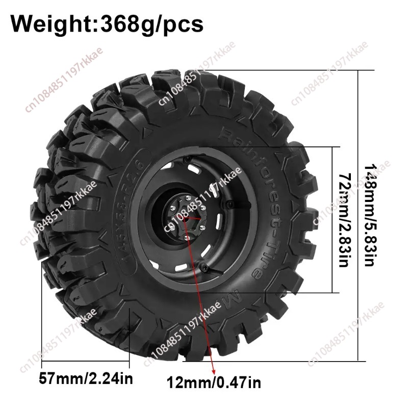 Front Wheel Rubber 2PCS Tire T - Agriculture Farming Hub 评论和价格